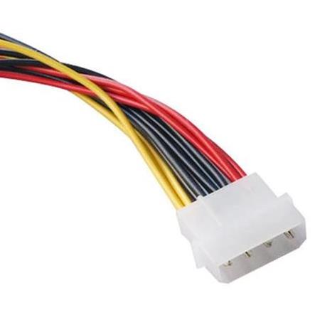 Alfais 5101 Üçlü 3 Port ide Molex Sata Power Hdd 4 pin Güç Kablosu