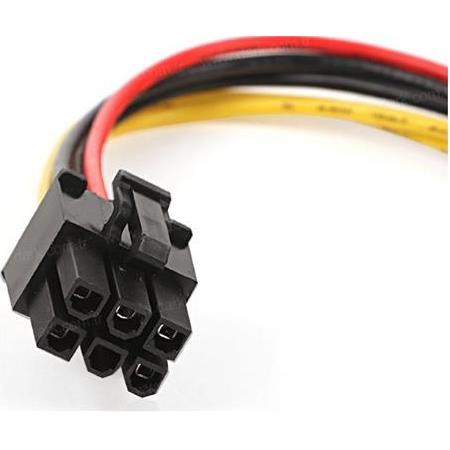 Alfais 4978 Molex 4 Pin 6 Pin Pci-e Dönüştürücü Ekran Kartı Güç Power Kablosu