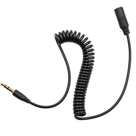 Alfais 4271 Spiralli 3.5mm Dişi Erkek Stereo Uzatma Kablosu