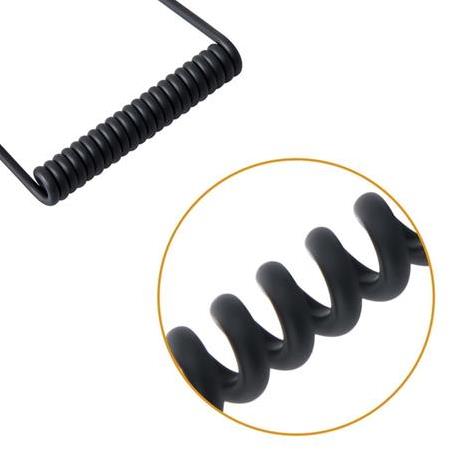 Alfais 4271 Spiralli 3.5mm Dişi Erkek Stereo Uzatma Kablosu
