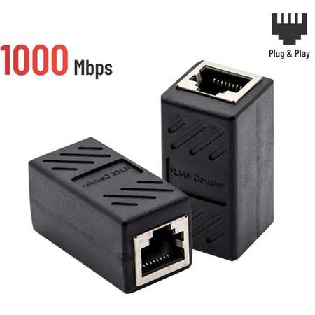 Alfais 4608 Gigabit Ca55 6 Kablo Ekleyici Uzatma Uzatıcı Rj45 Ek Birleştirici Ara Adsl