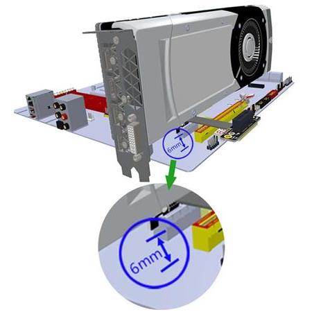 Alfais 5087 Pcı-e Express 1x Dişi Erkek Riser Yükseltici Uzatma Kablosu 20cm