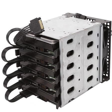 Alfais 4977 Molex Sata To 5x Power 15 Pin Hard Disk Hdd Güç Çoklayıcı Kablosu