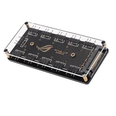 Alfais 4847 Argb Rgb Led 3 Pin 11 Port 5V Sata Power Güç Fan Çoklayıcır Şerit Hub Kablo Splitter